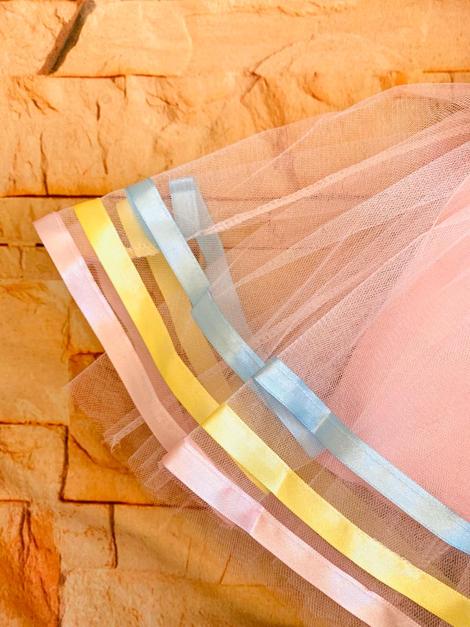 Vestido Temático de Tule Circo - Menina