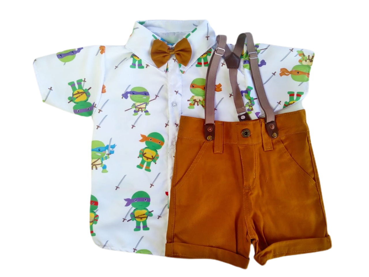 Conjunto TARTARUGA NINJA tematico infantil menino