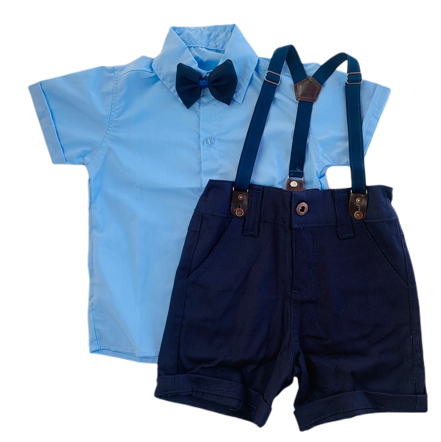 Batizado - Conjunto Azul com marinho