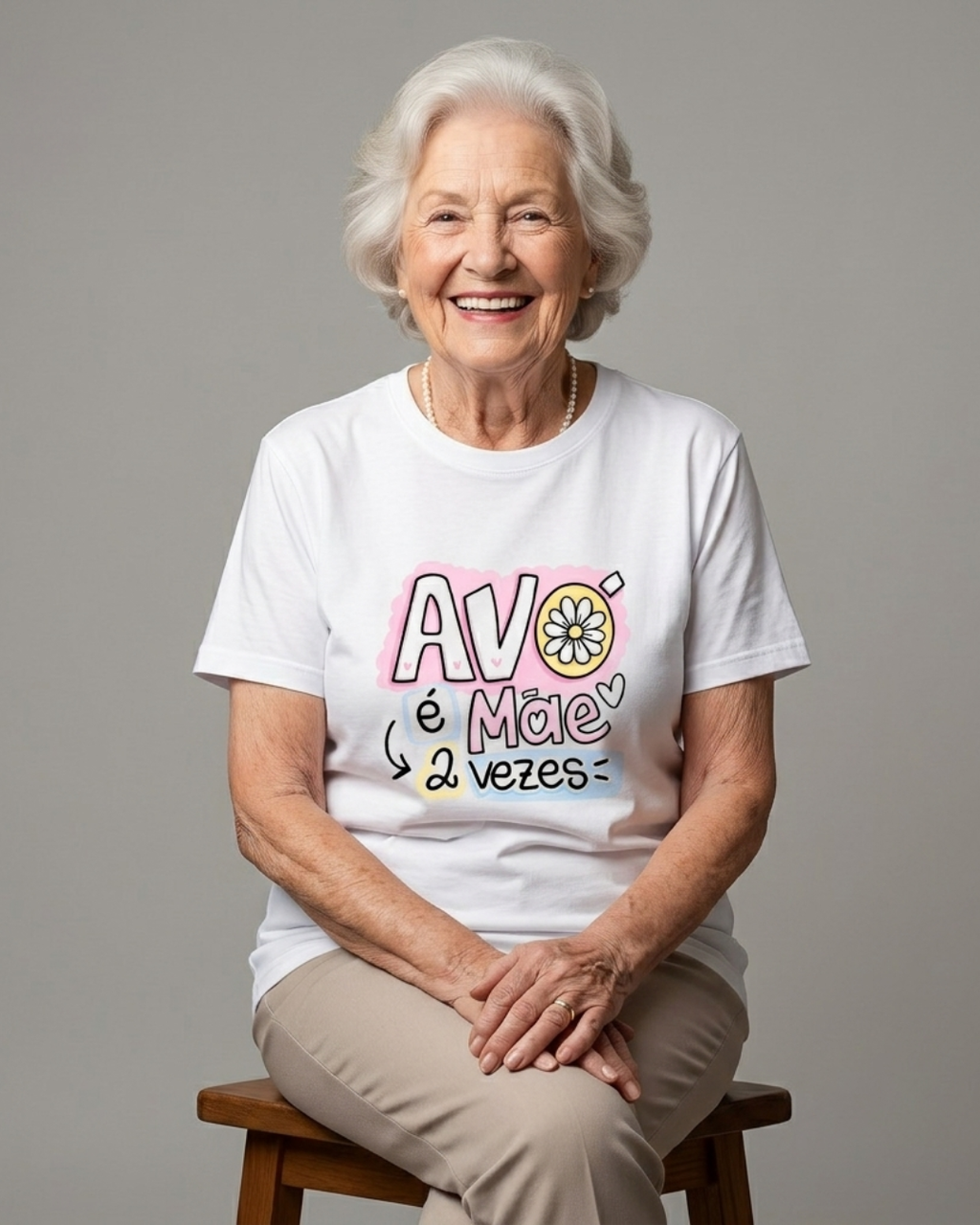 Camisa INDIVIDUAL - Mãe ou Avó