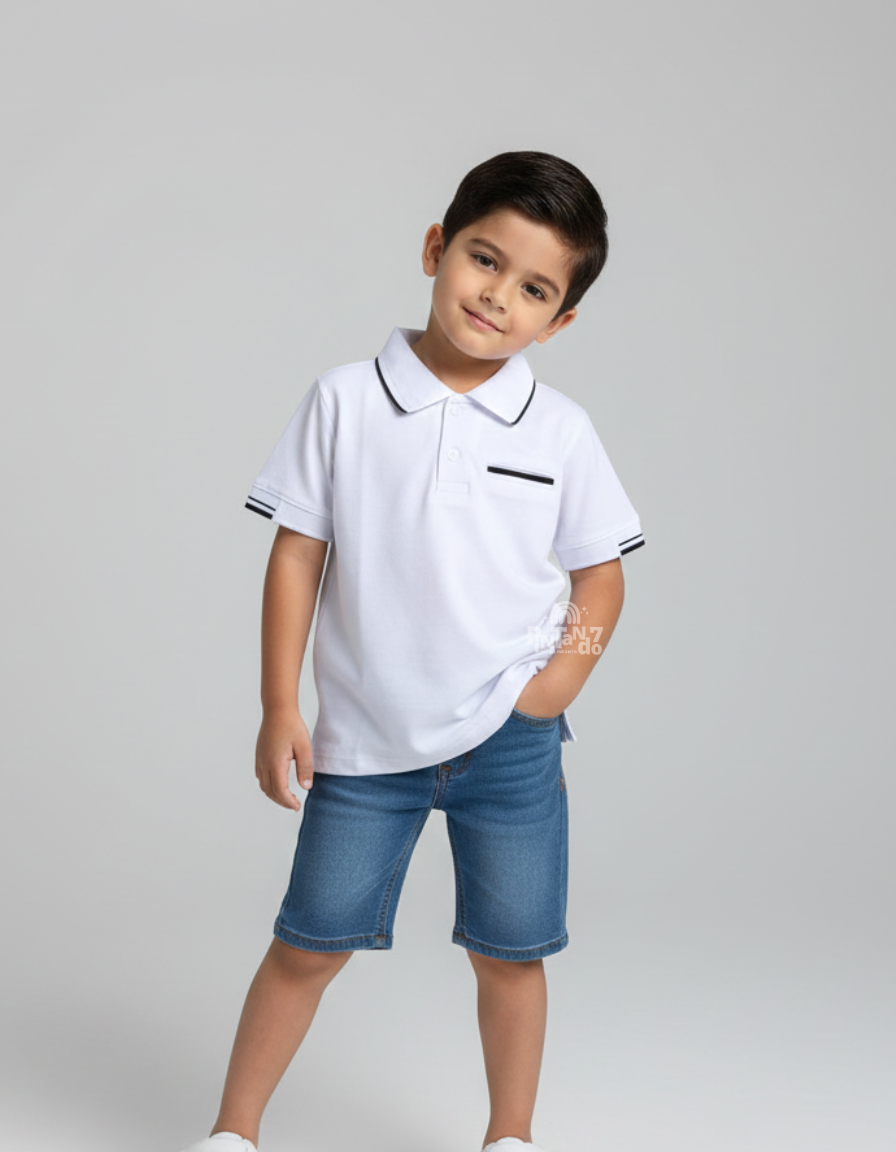 Camisa Gola-Polo Menino