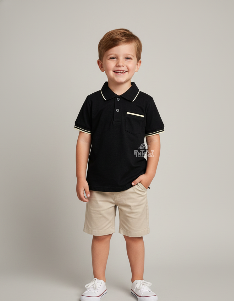Camisa Gola-Polo Menino