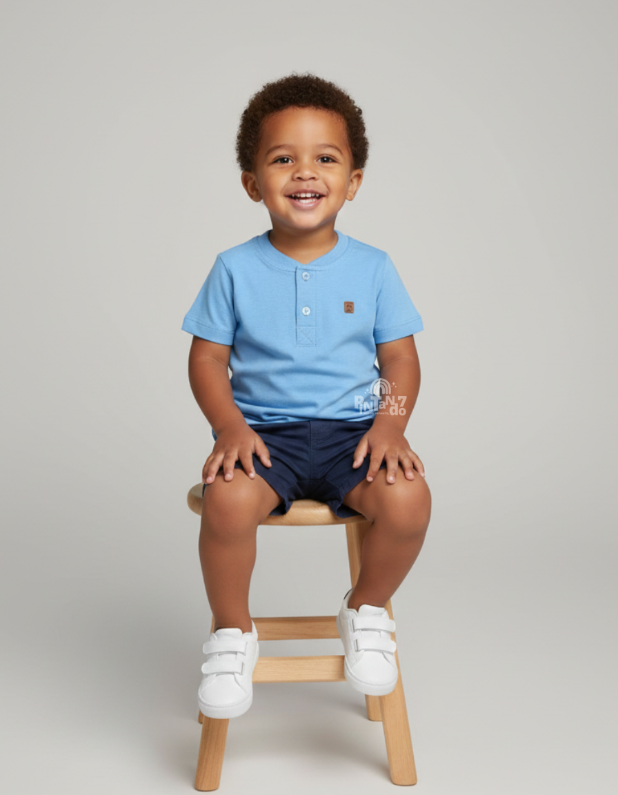 CAMISA GOLA CARECA Infantil Menino