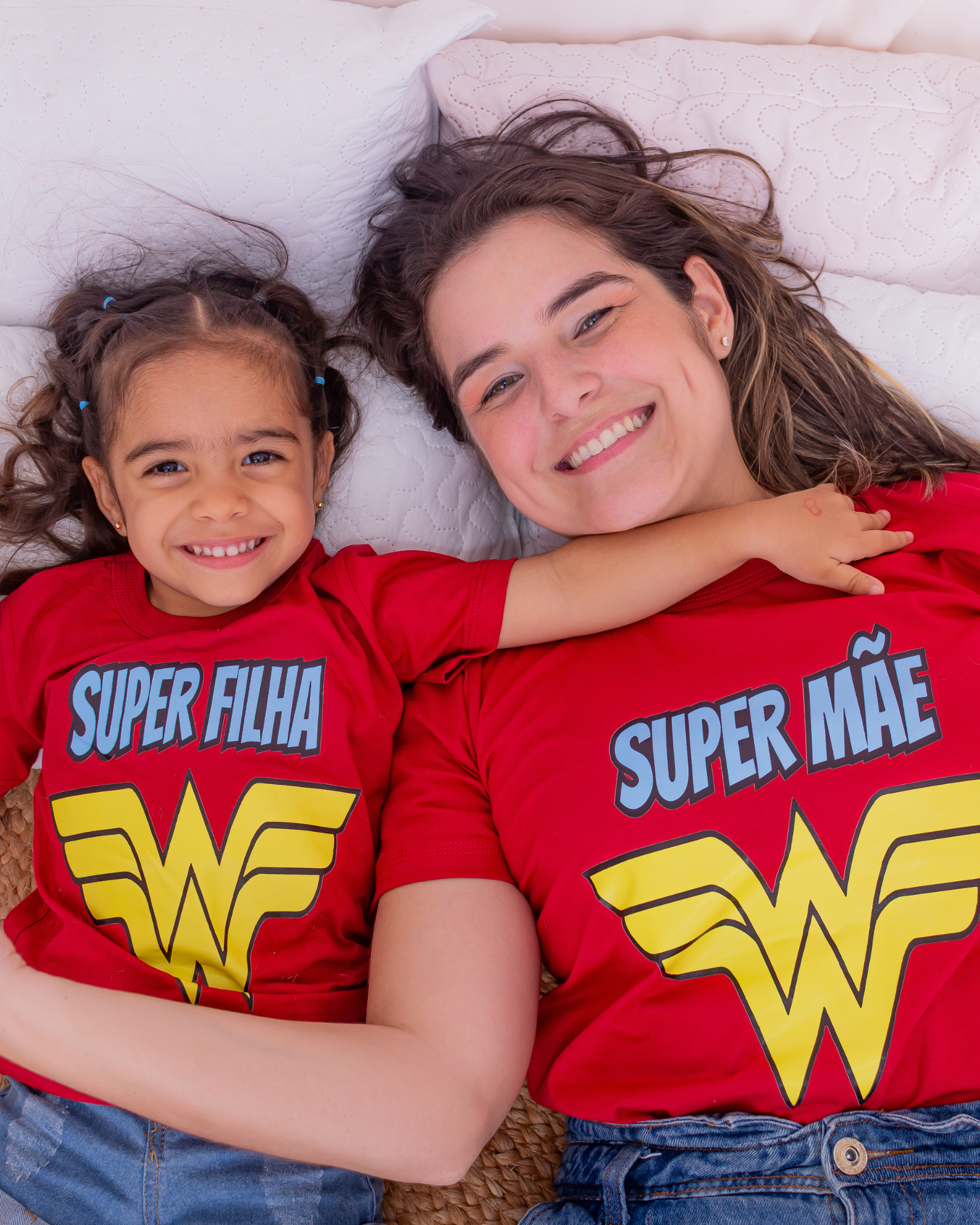 KIT 2 Camisas Dia das Mães - Adulto e infantil