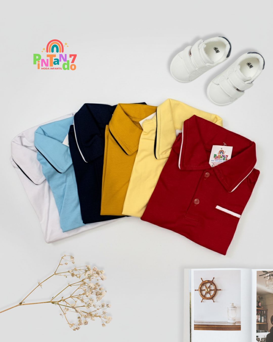 Camisa Gola-Polo Menino