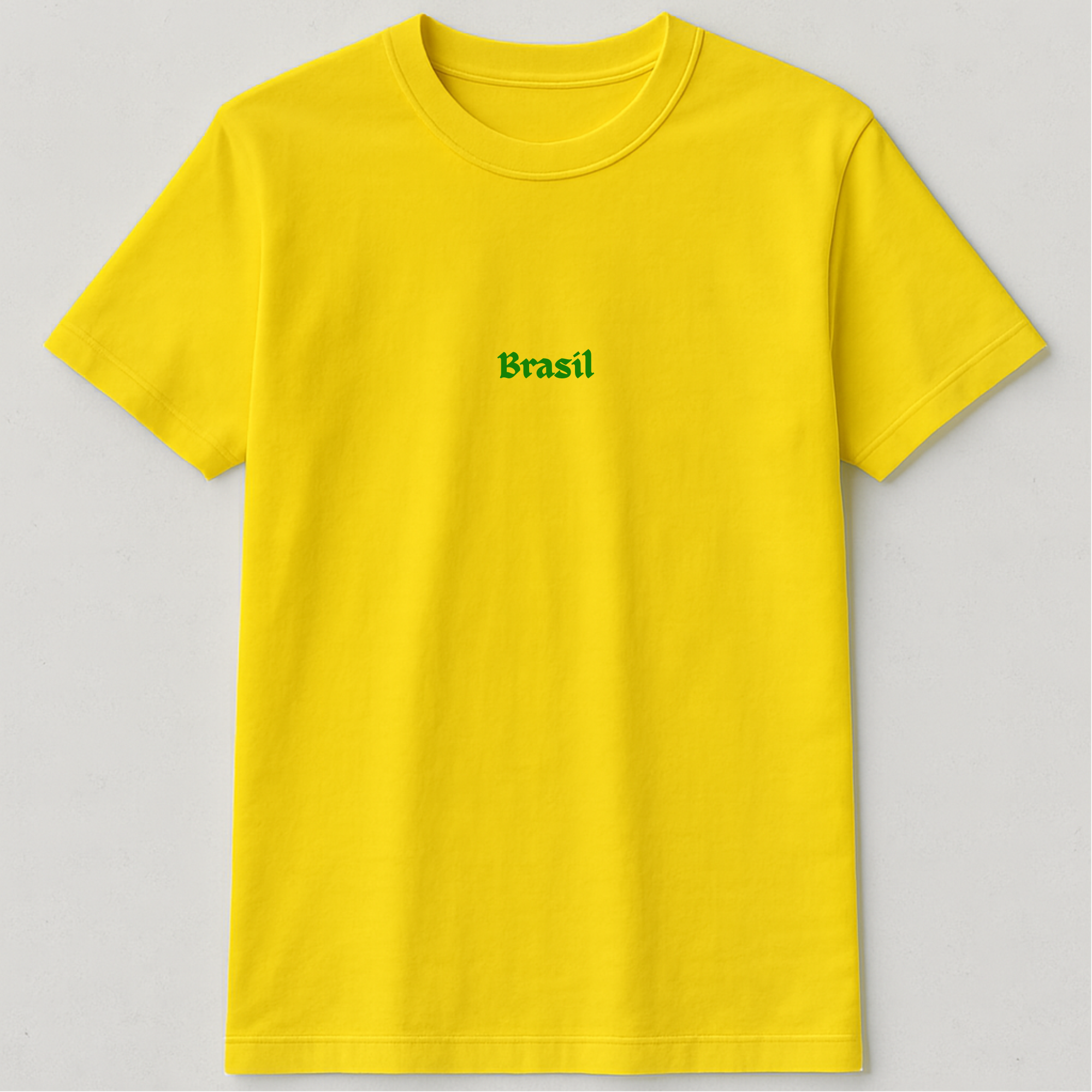 Camisa Brasil ADULTO - Feminino e masculino