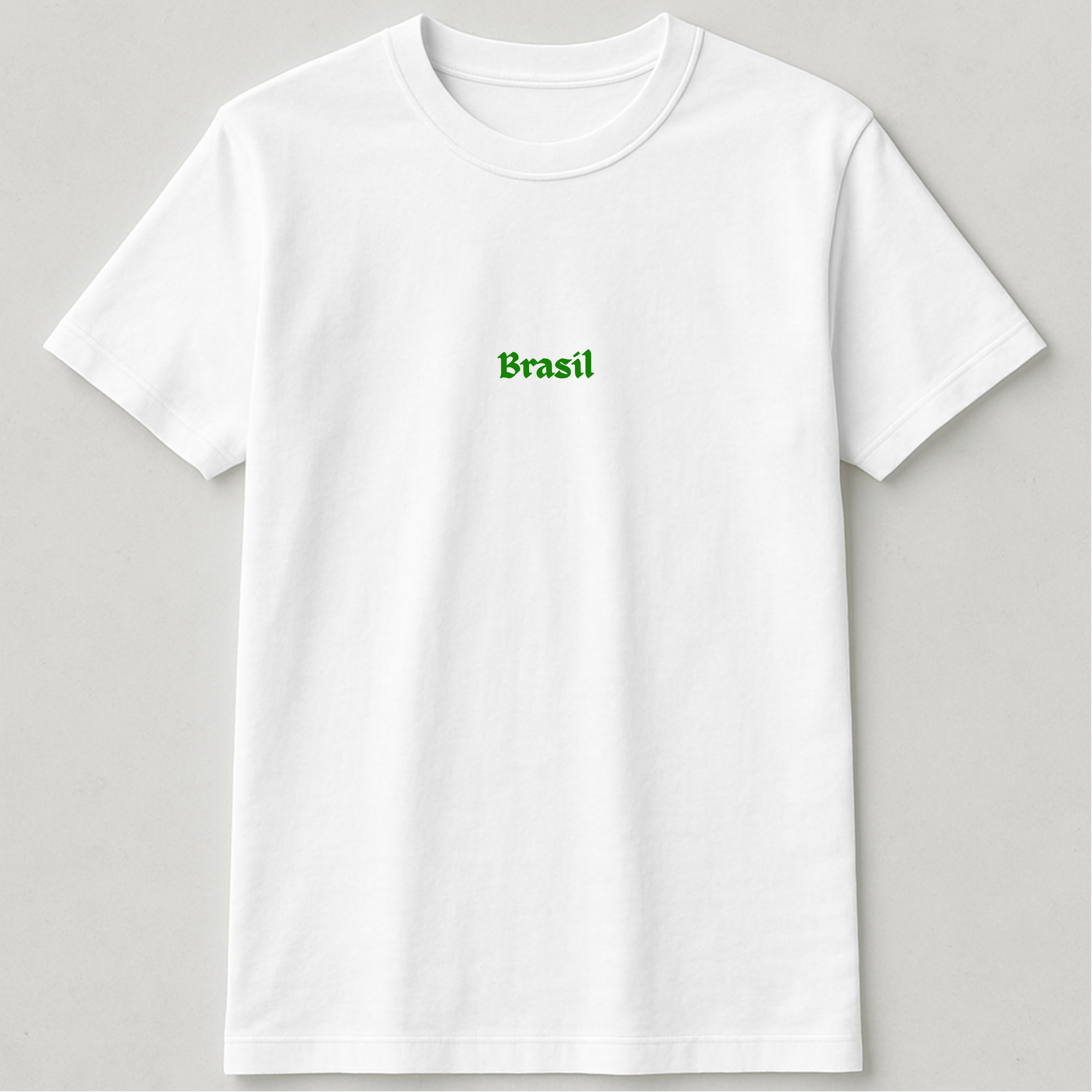 Camisa Brasil ADULTO - Feminino e masculino