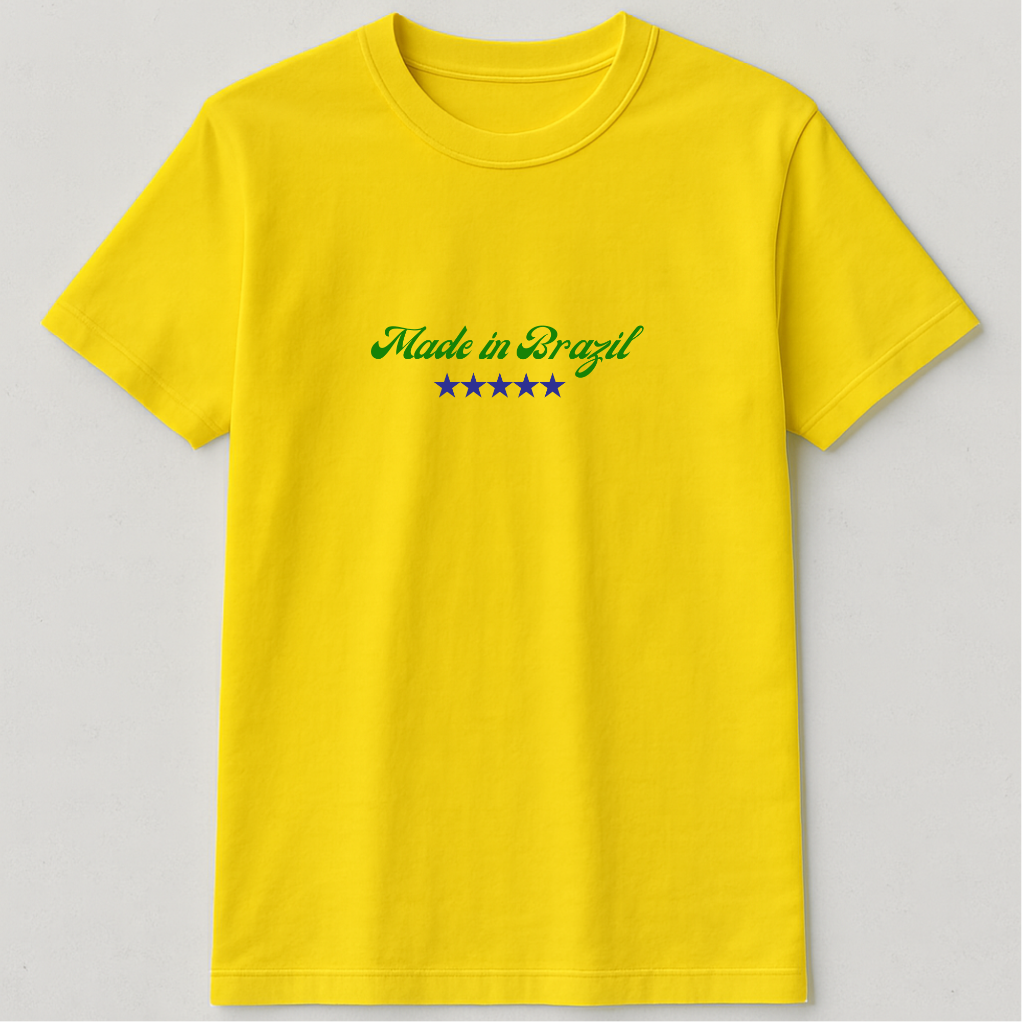 Camisa Brasil ADULTO - Feminino e masculino