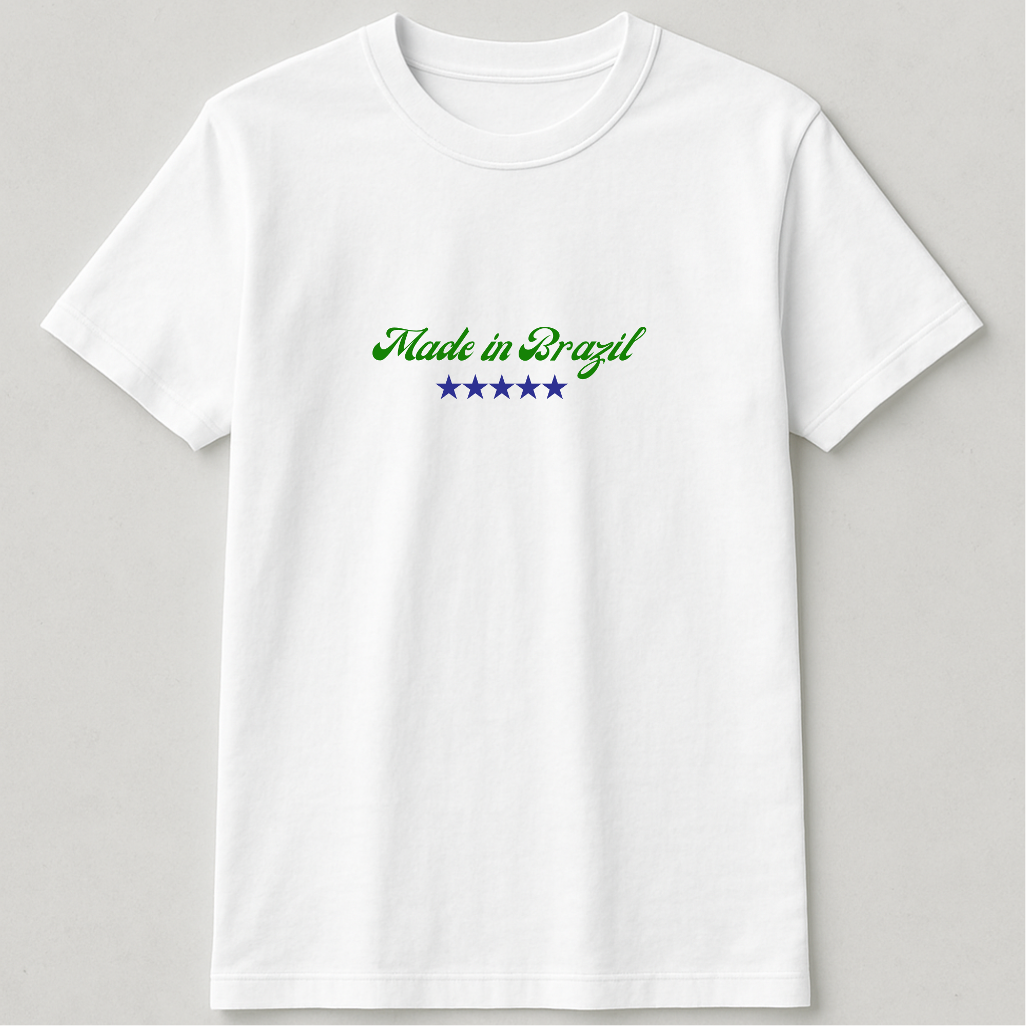 Camisa Brasil ADULTO - Feminino e masculino