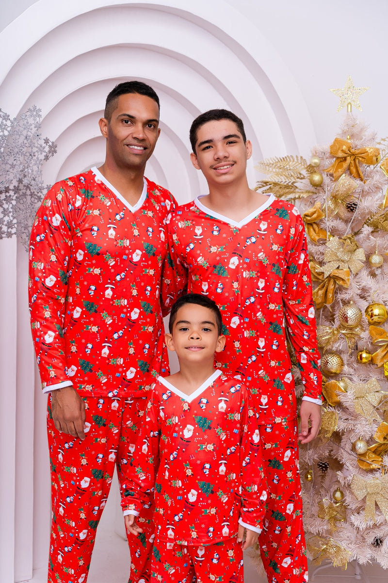 Pijama NATALINO - ADULTO-  para família