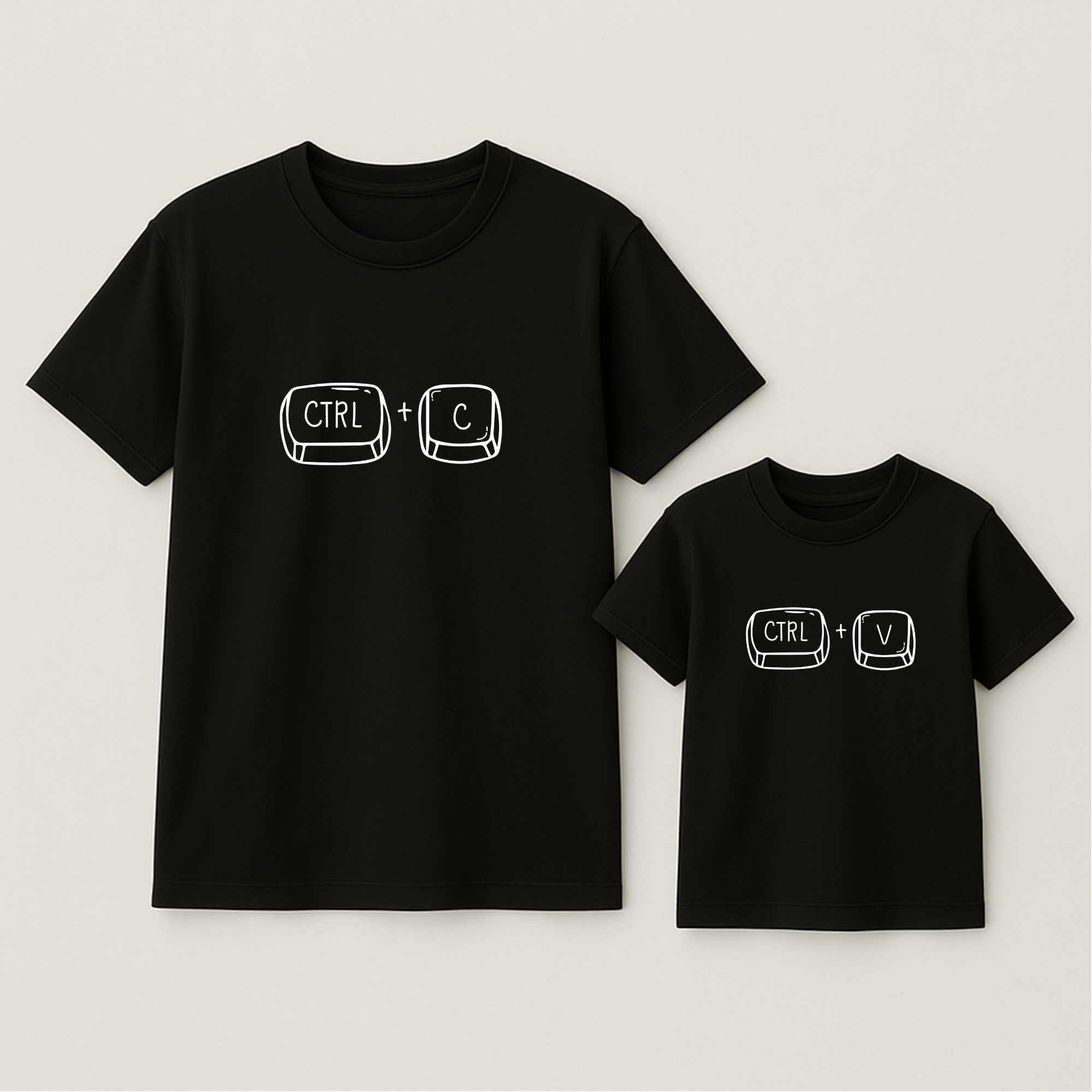 KIT 2 Camisas Dia das Mães - Adulto e infantil