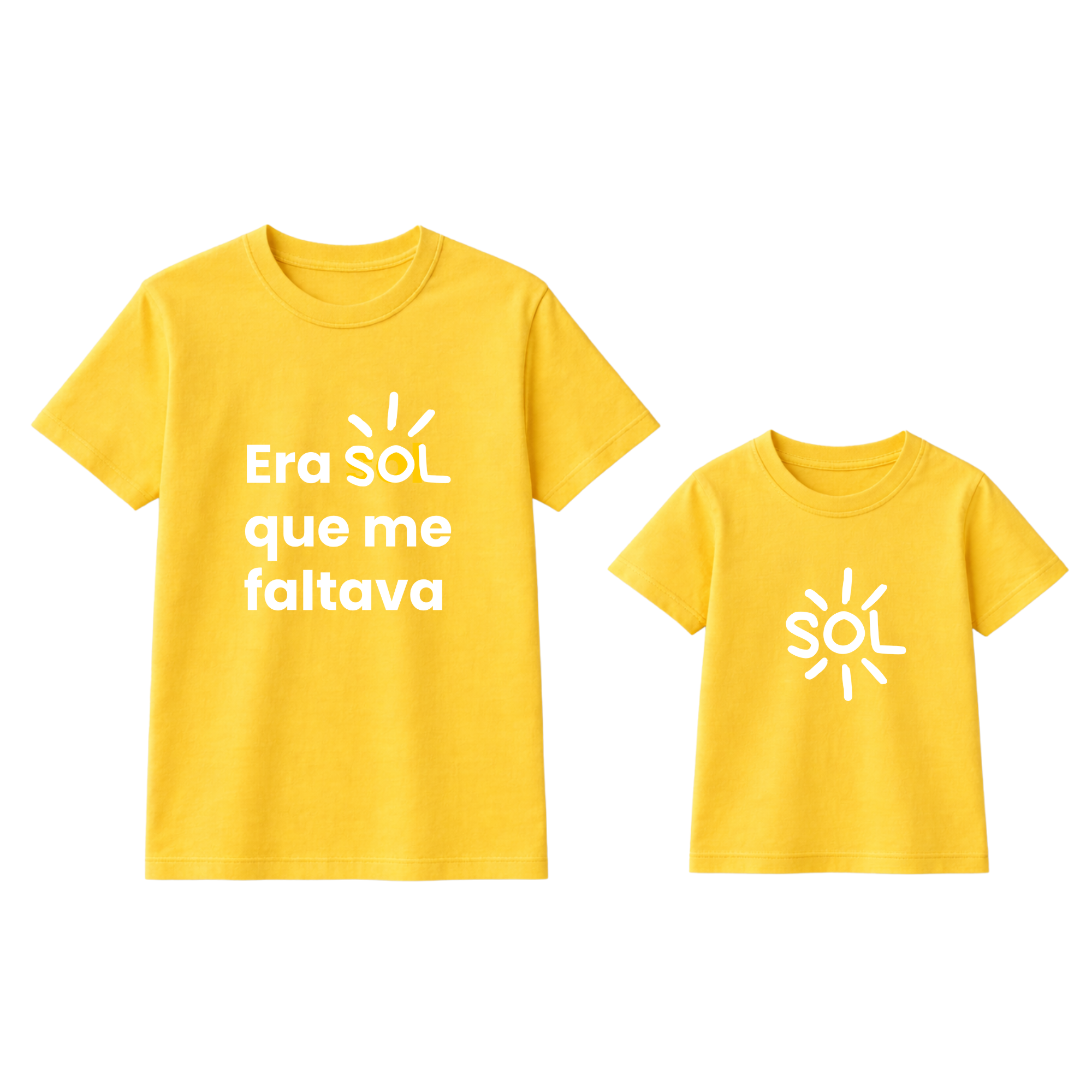 KIT 2 Camisas Dia das Mães - Adulto e infantil