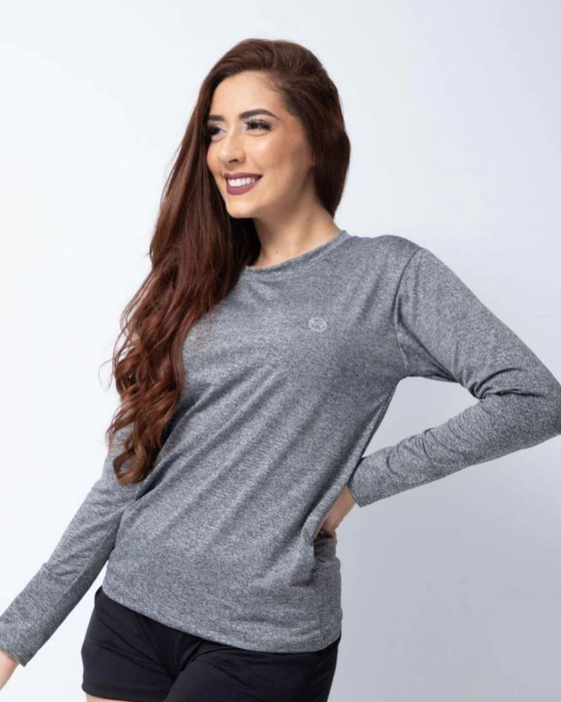 Camisa UV adulto feminino