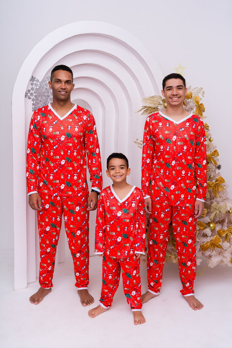 Pijama NATALINO - ADULTO-  para família