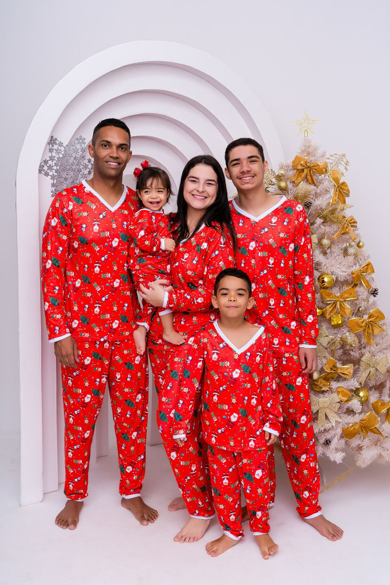 Pijama NATALINO - INFANTIL - para família