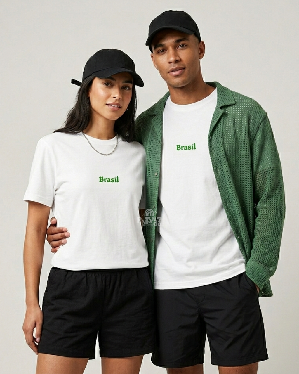 Camisa Brasil ADULTO - Feminino e masculino