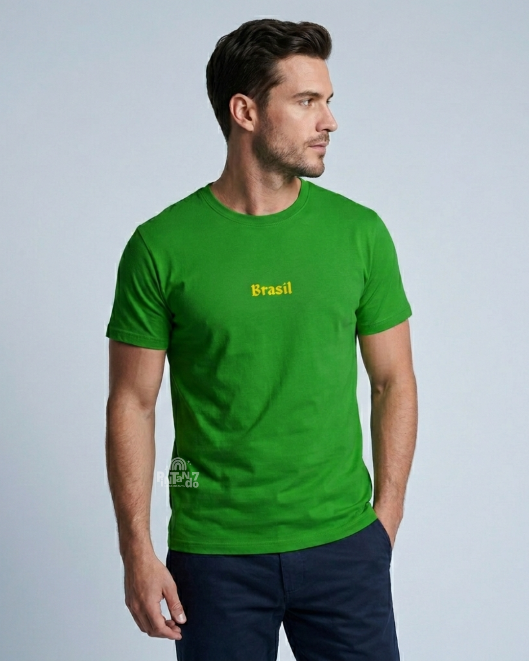 Camisa Brasil ADULTO - Feminino e masculino