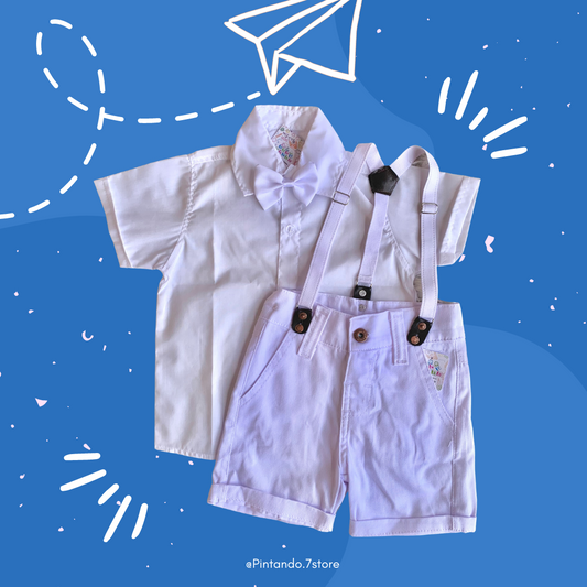 Batizado - Conjunto Todo Branco