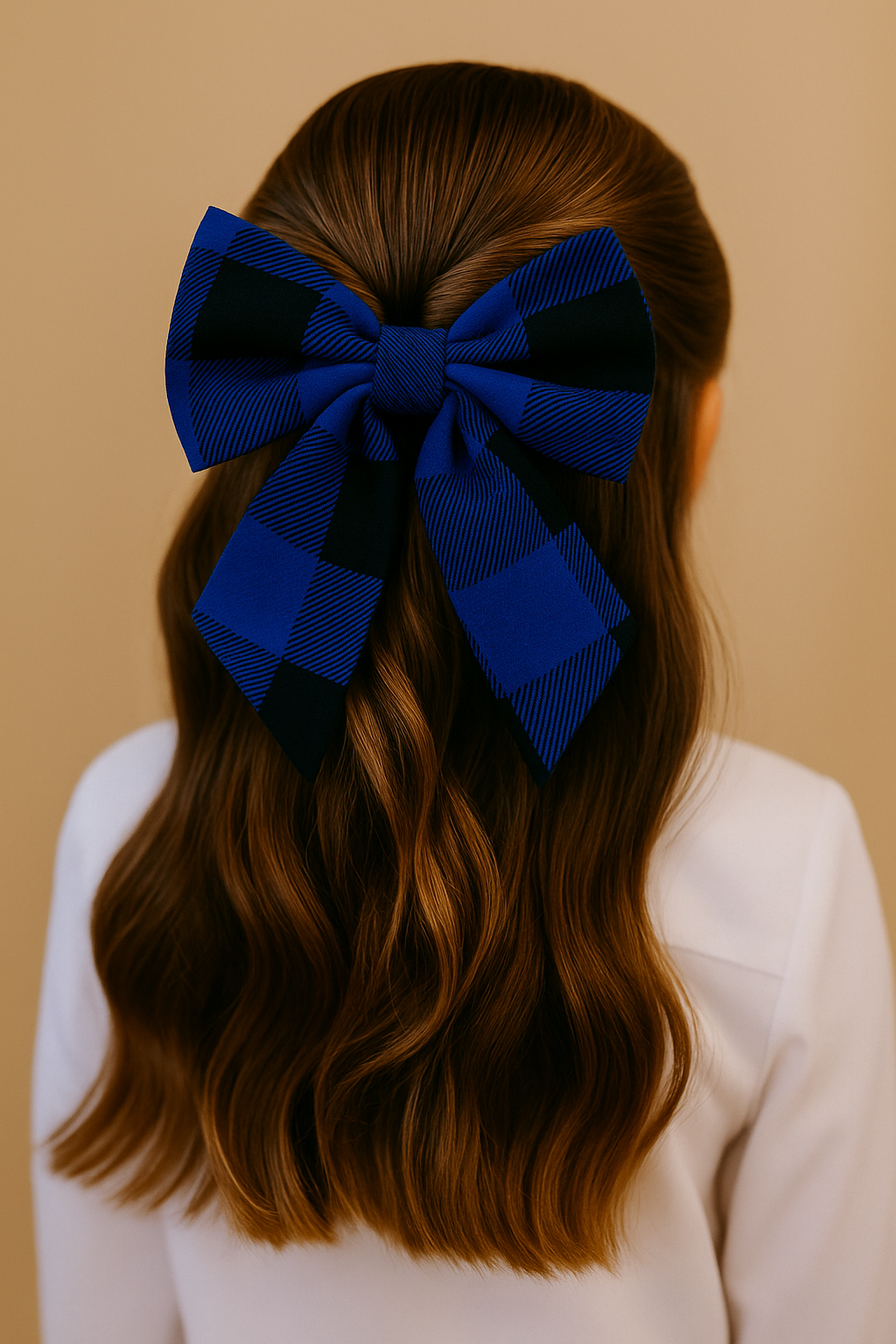 Laços de Cabelo Xadrez - Menina / Feminino