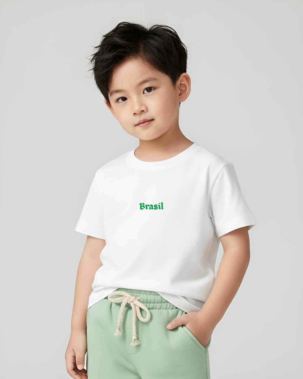 CAMISA Brasil COPA bandeira - Menino