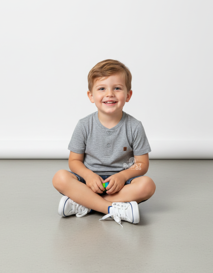 CAMISA GOLA CARECA Infantil Menino