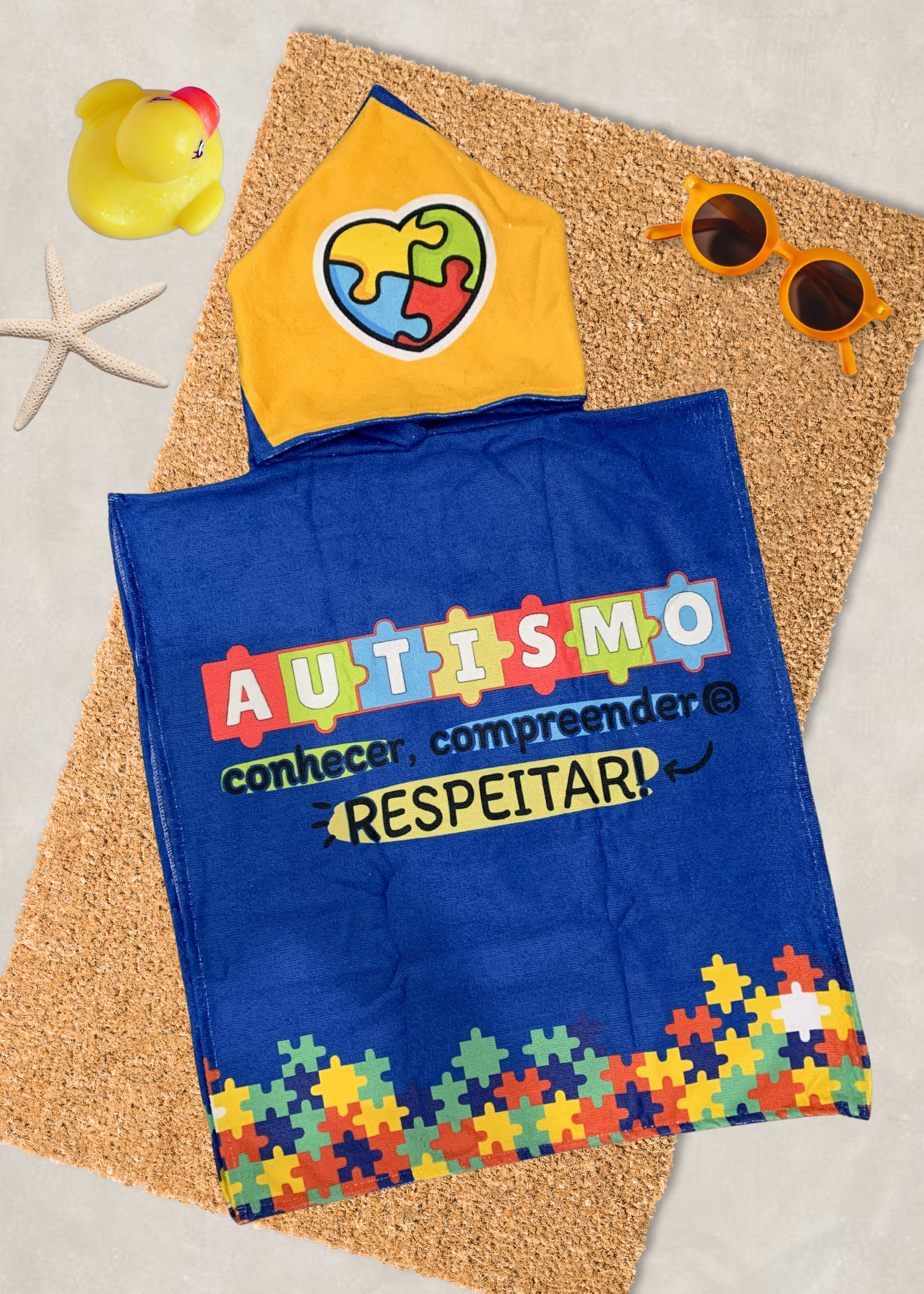 Toalha Poncho - Menino