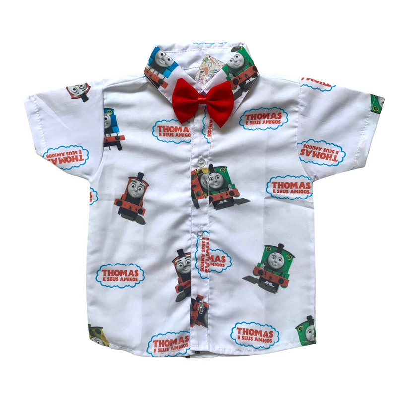 Camisa Thomas e seus amigos BLACK