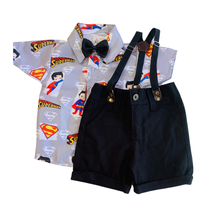 Super Homem - Super Man Cute - Conjunto Temático