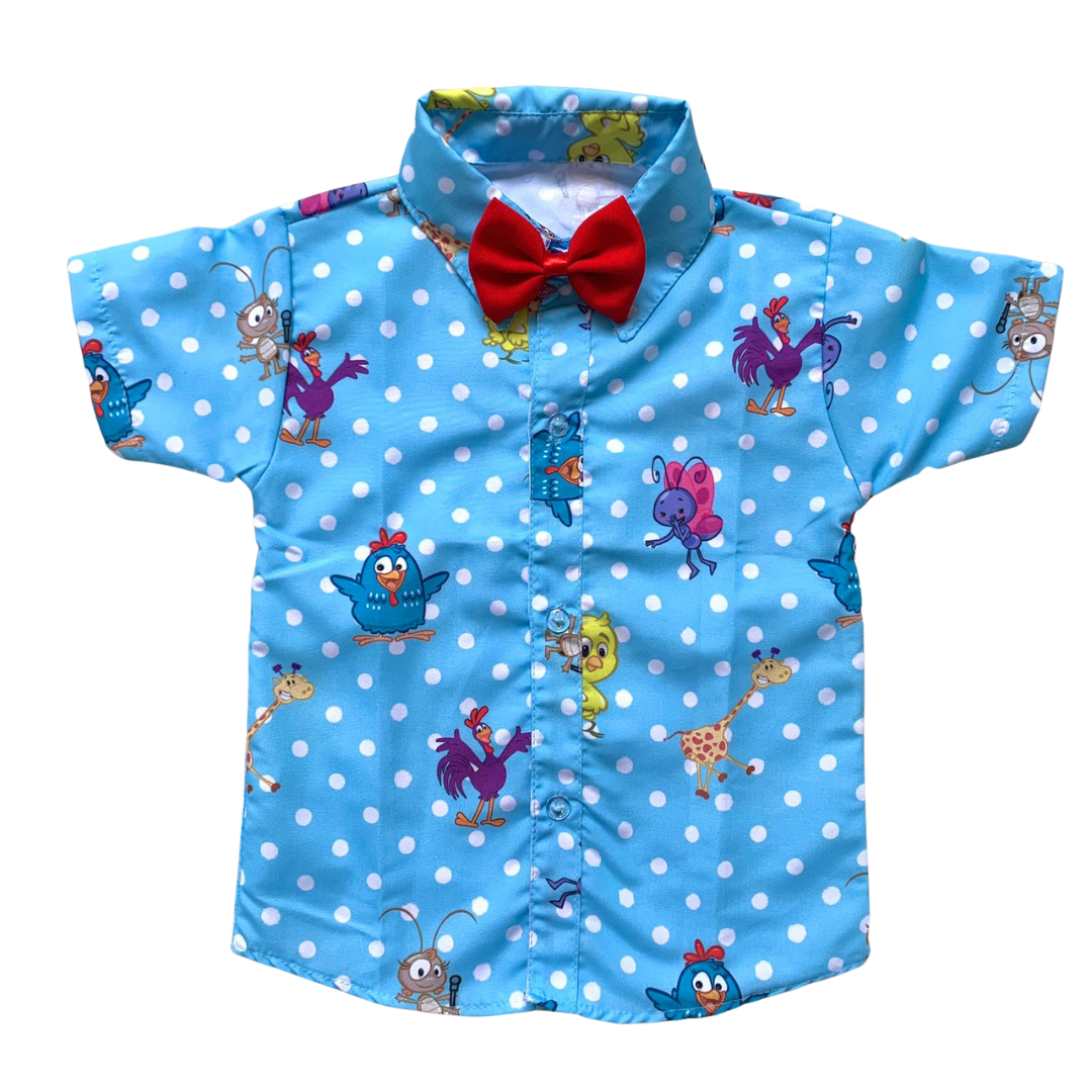 Camisa Galinha Pintadinha BLACK