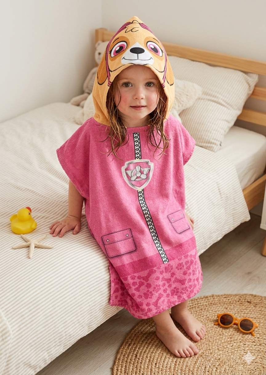 Toalha Poncho - Menina