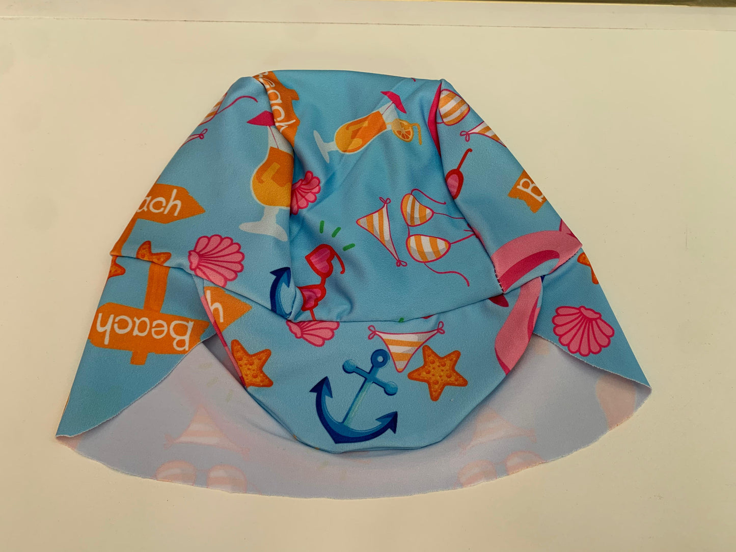 Chapéu Estampado para Banho PROTEÇÃO UV FPS50 Divertidos para Crianças