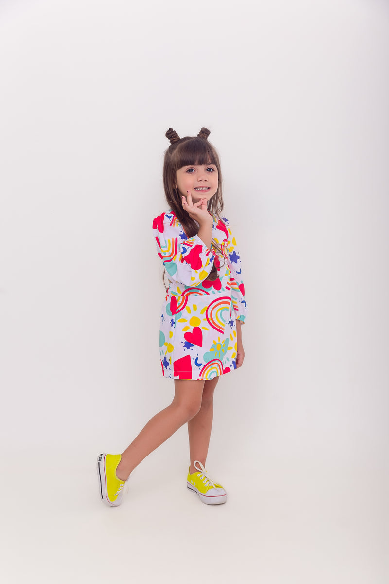 Macaquinho Short-Saia - Menina