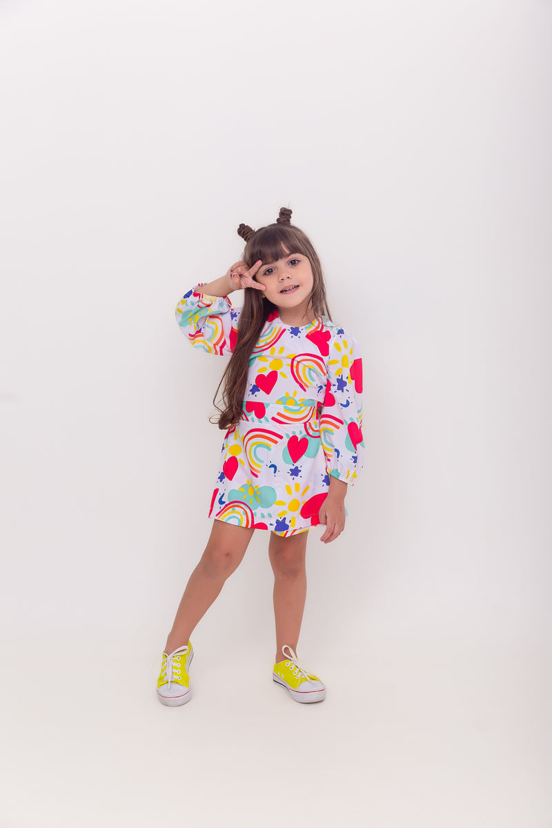Macaquinho Short-Saia - Menina