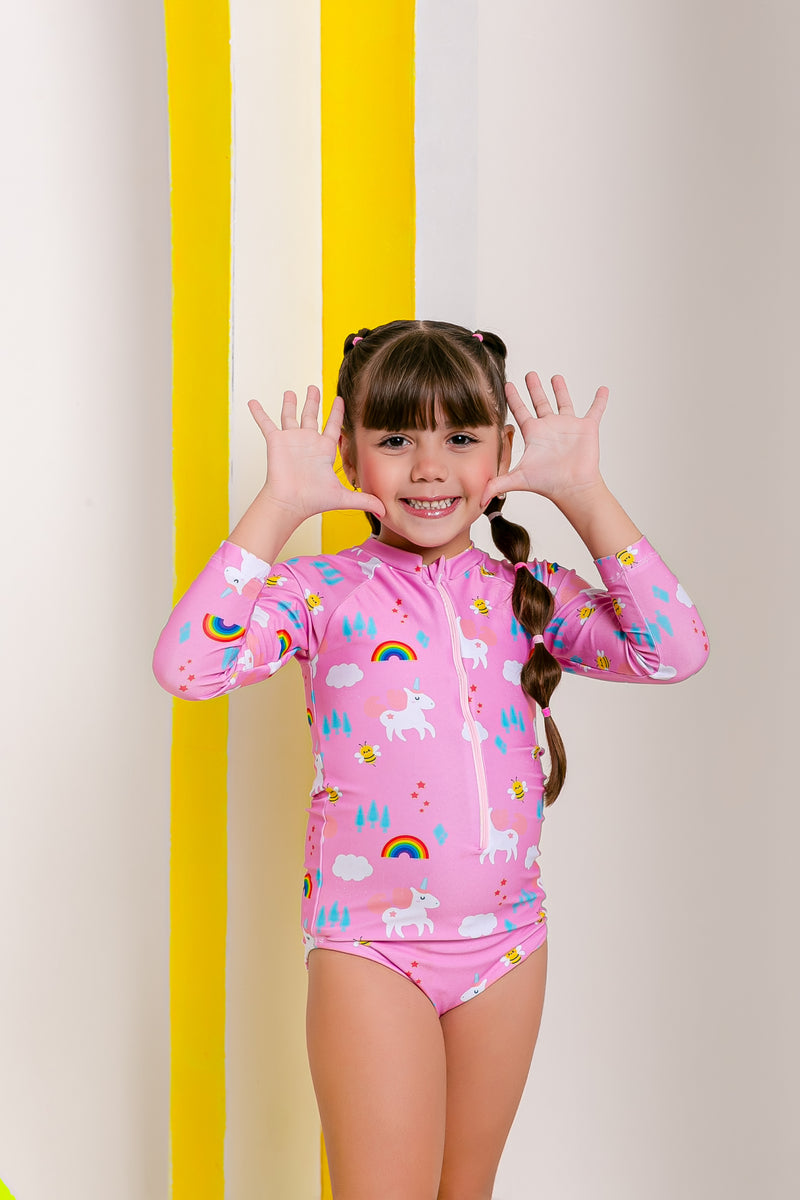 MAIÔ MANGA LONGA -  Menina