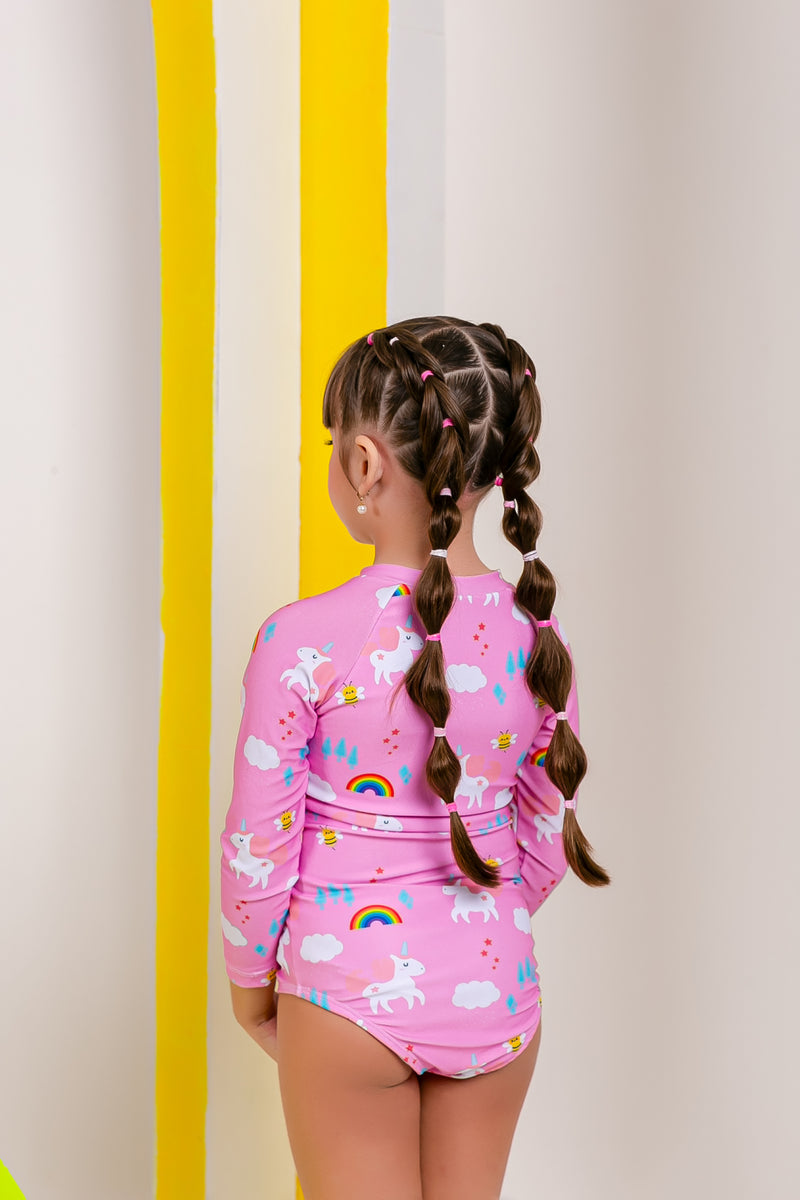MAIÔ MANGA LONGA -  Menina