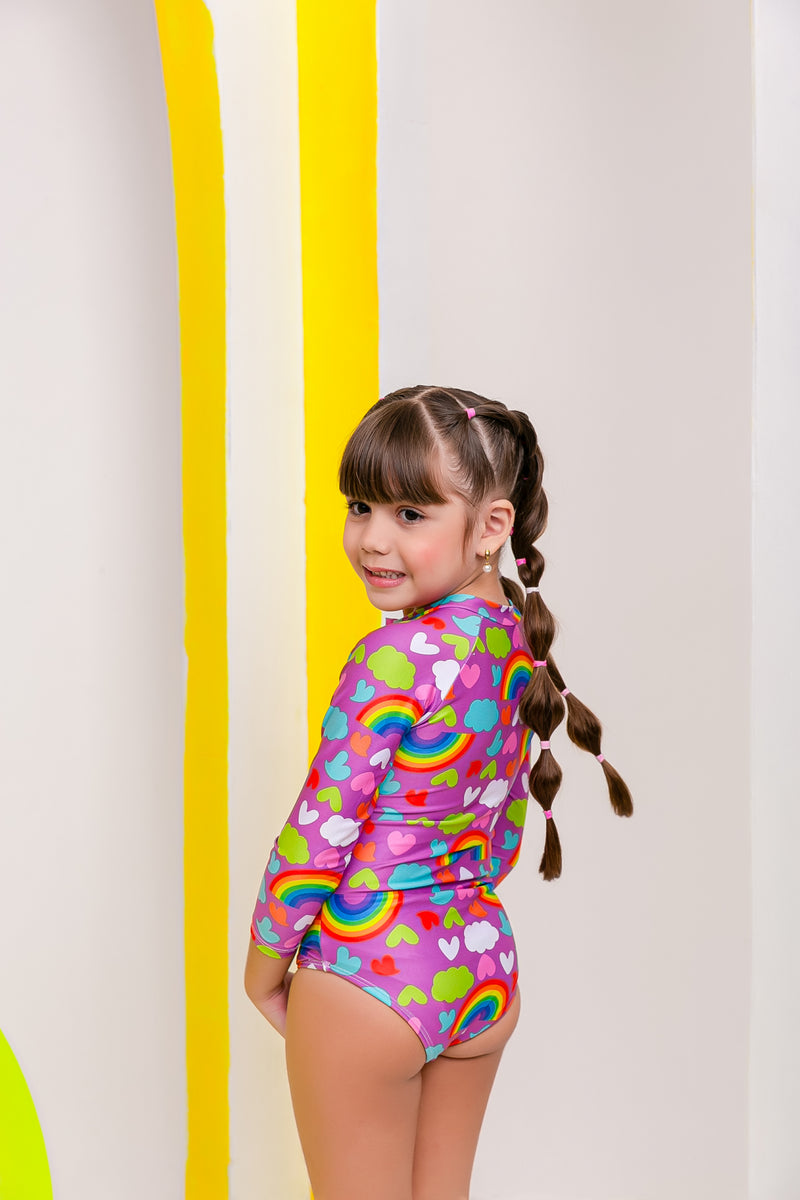MAIÔ MANGA LONGA -  Menina