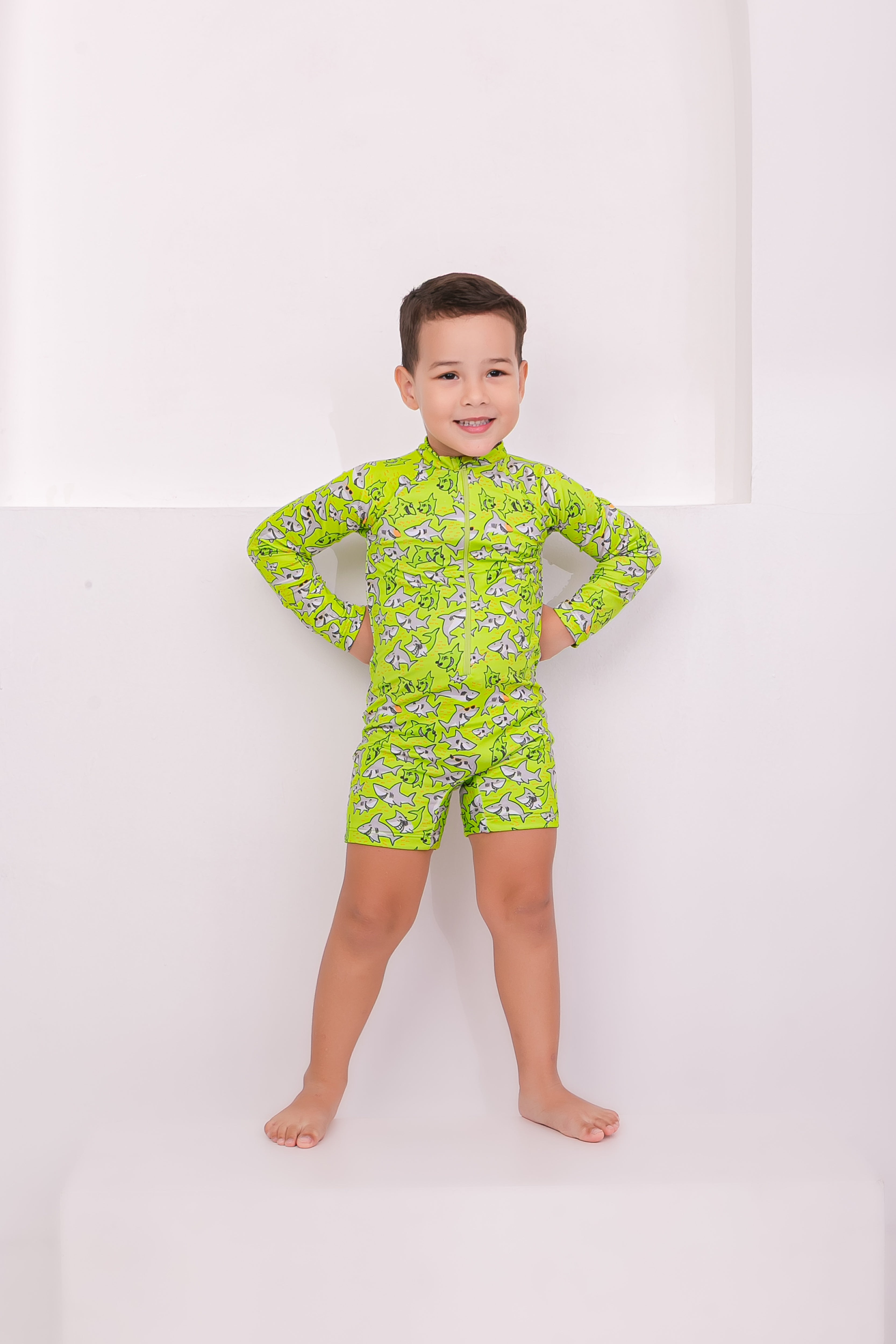 Macaquinho UV FPS50 Para banho Infantil - Menino