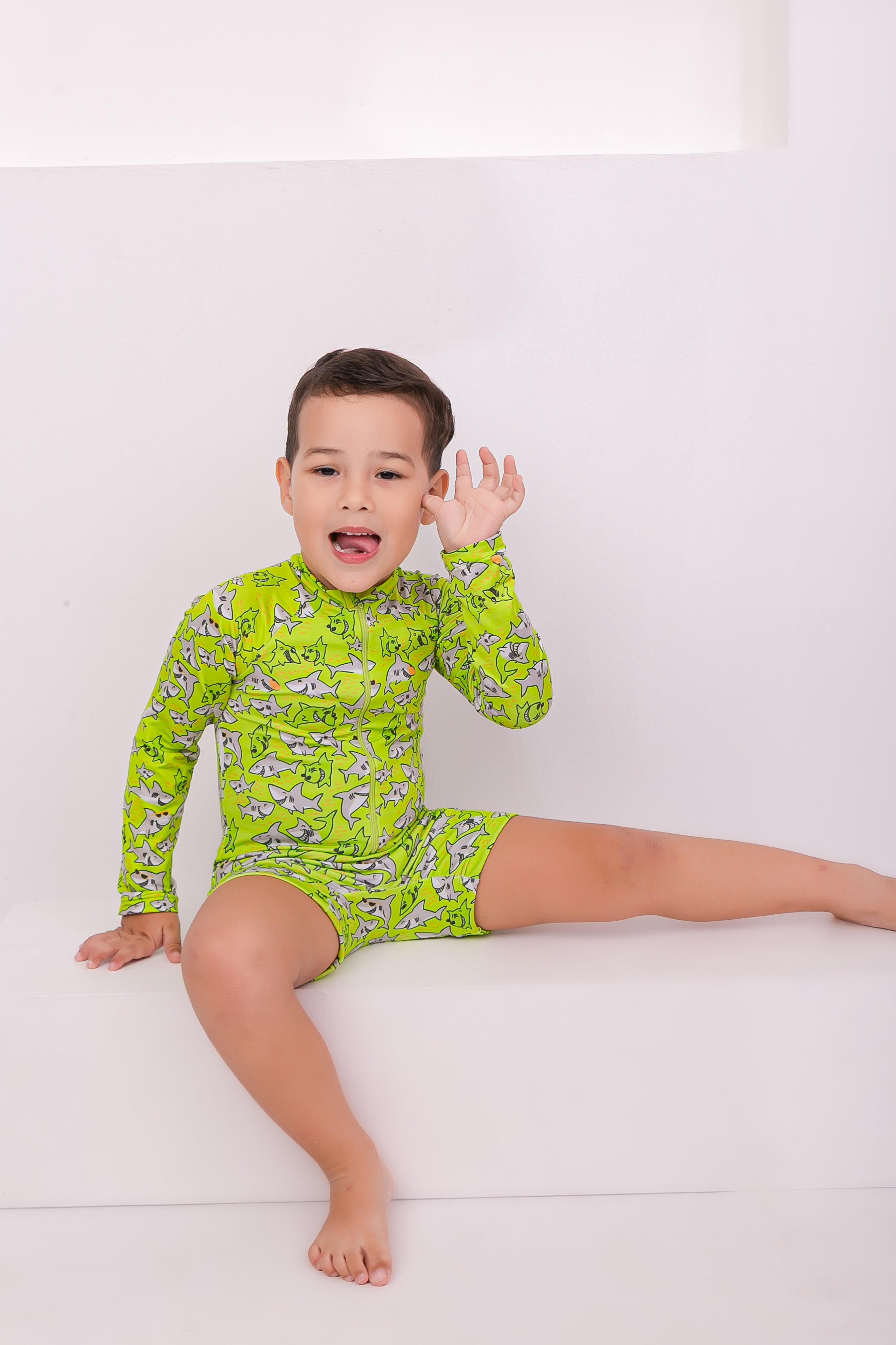 Macaquinho UV FPS50 Para banho Infantil - Menino