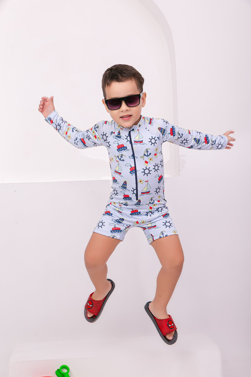 Macaquinho UV FPS50 Para banho Infantil - Menino