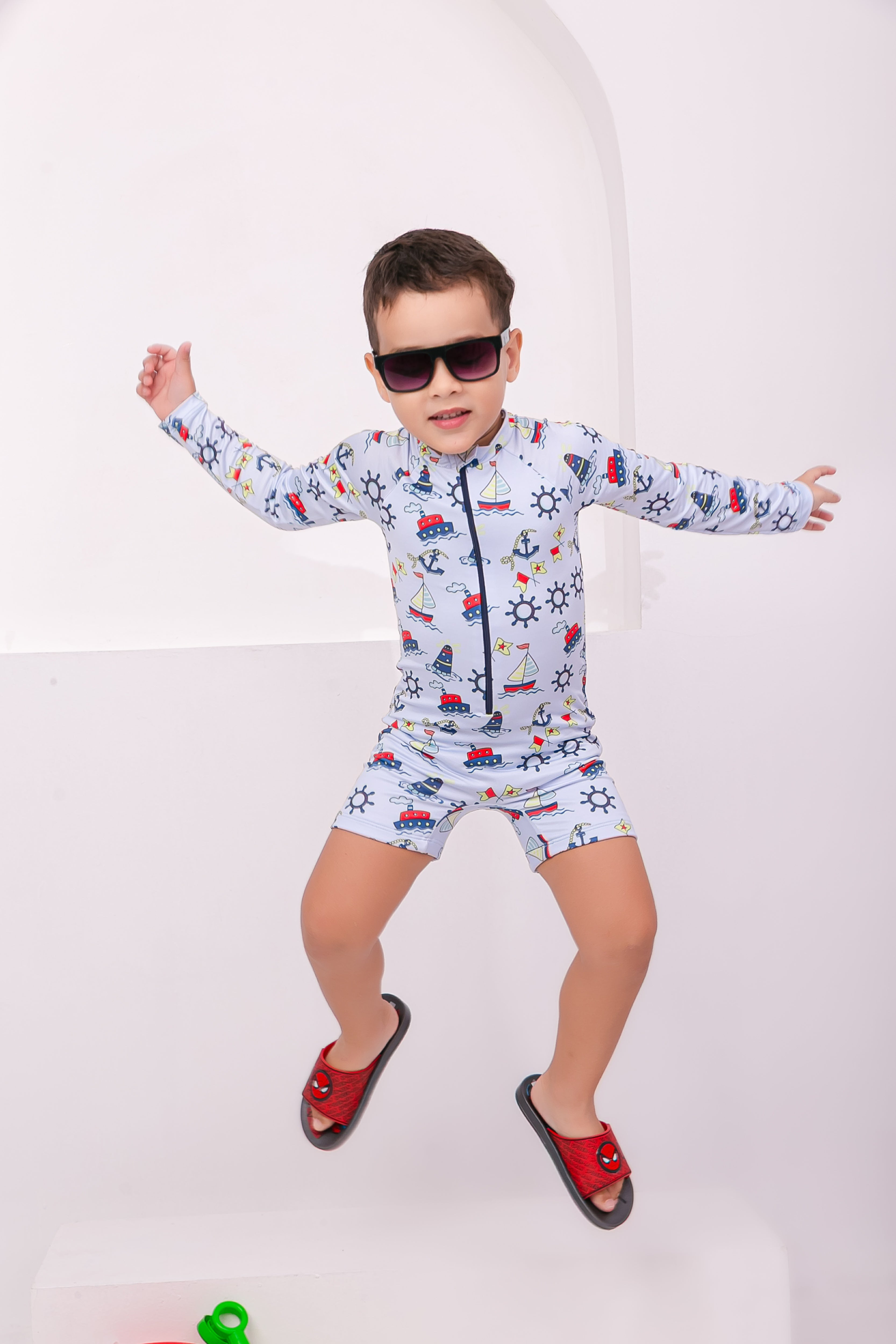 Macaquinho UV FPS50 Para banho Infantil - Menino