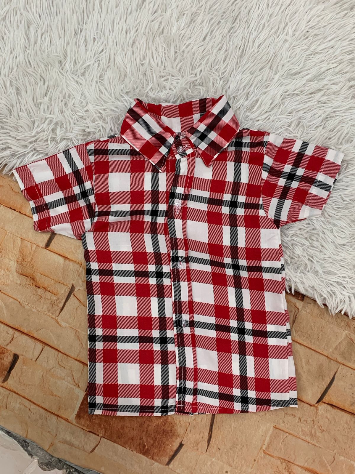 Camisa Xadrez São João menino infantil