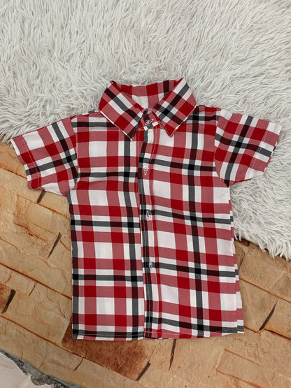 Camisa Xadrez São João menino infantil