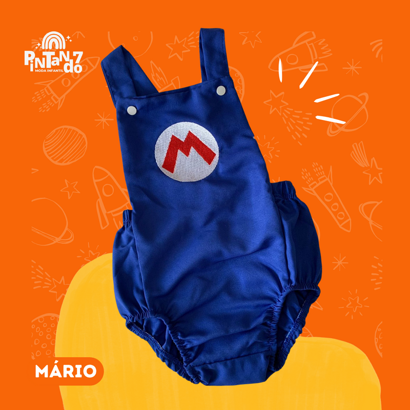 Romper Menino temático masculino infantil