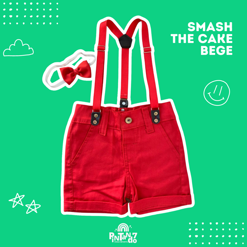 Smash the cake - Vermelho