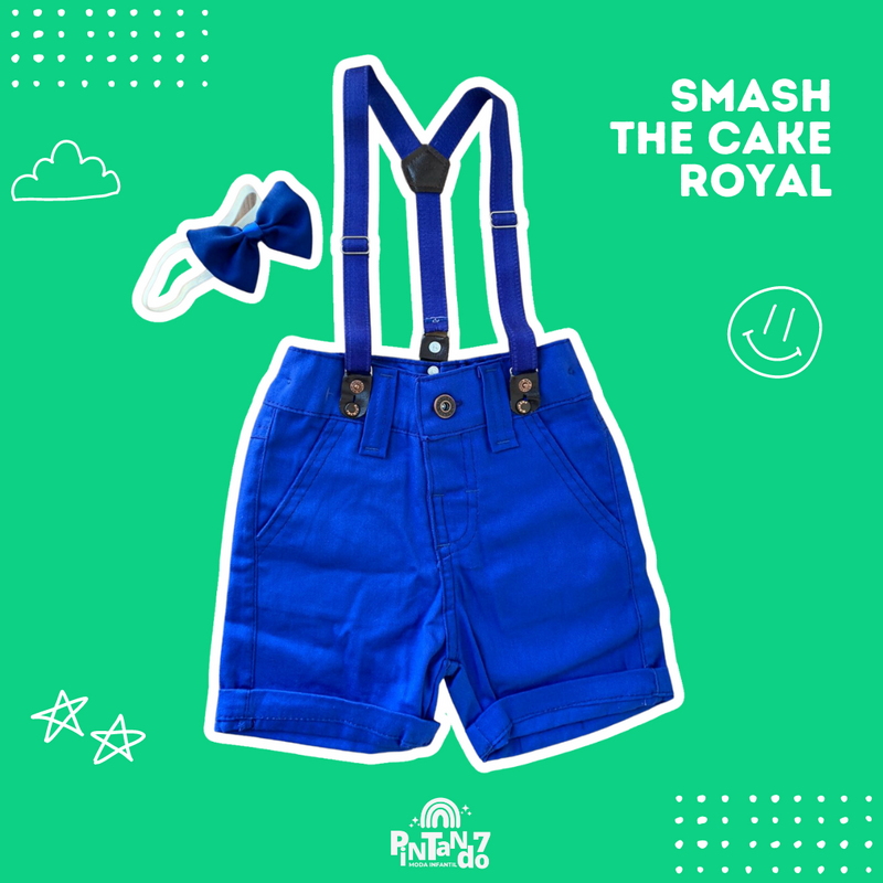 Smash the cake - Azul Royal