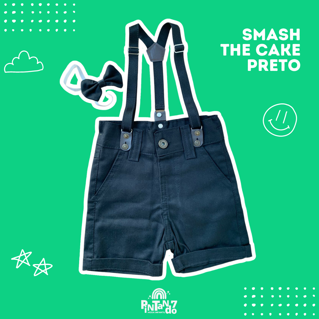 Smash the cake - Preto