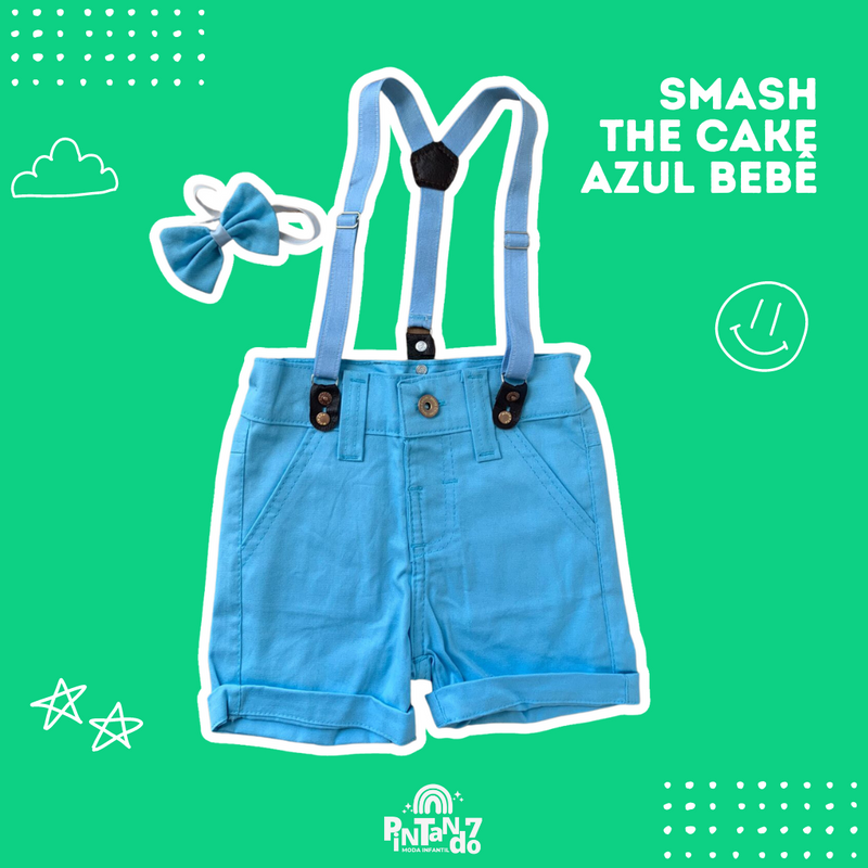 Smash the cake - Azul Bebe