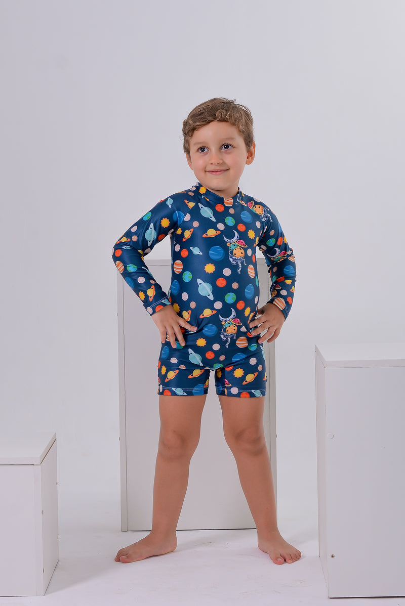 Macaquinho UV FPS50 Para banho Infantil - Menino