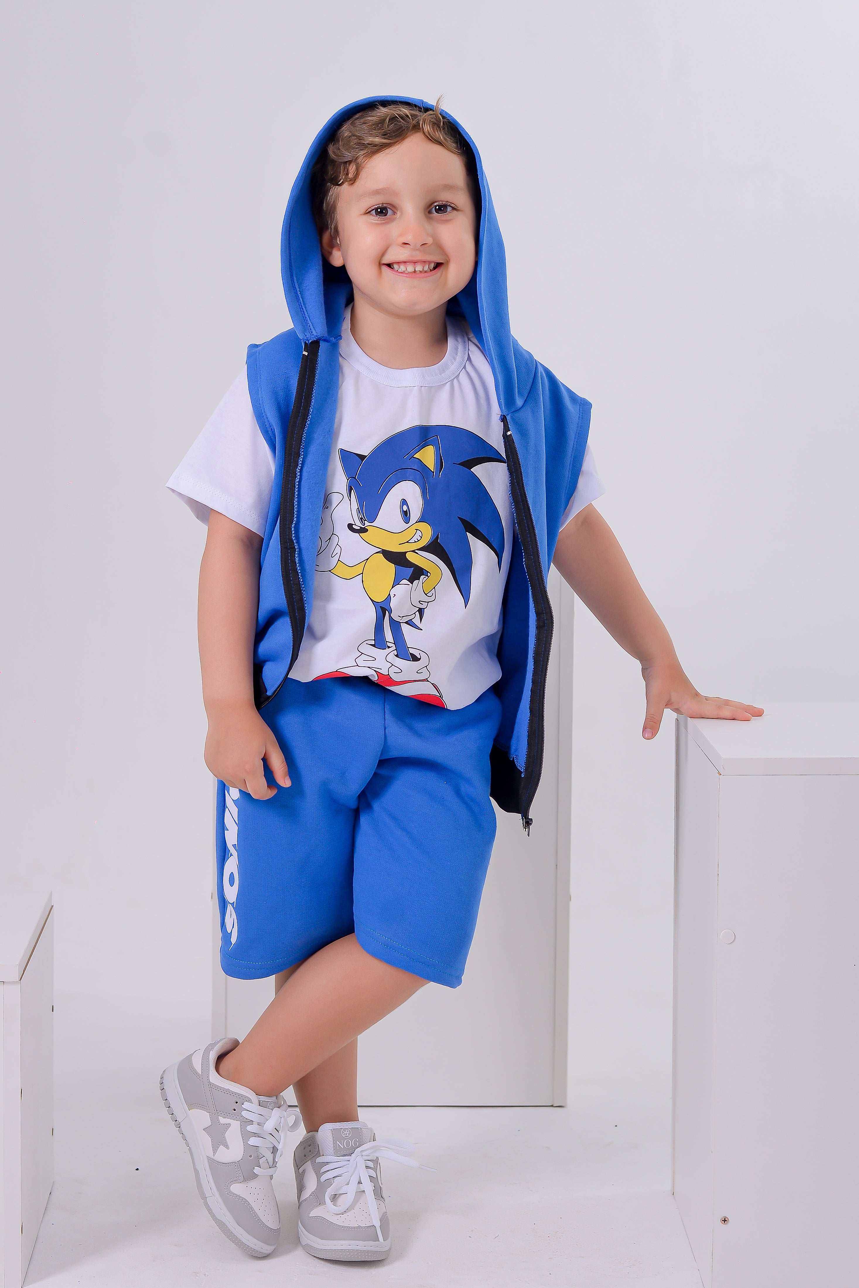 Conjunto Moletinho c/ 3 peças - Menino