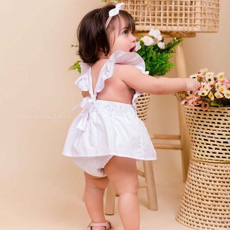 Romper de luxo menina